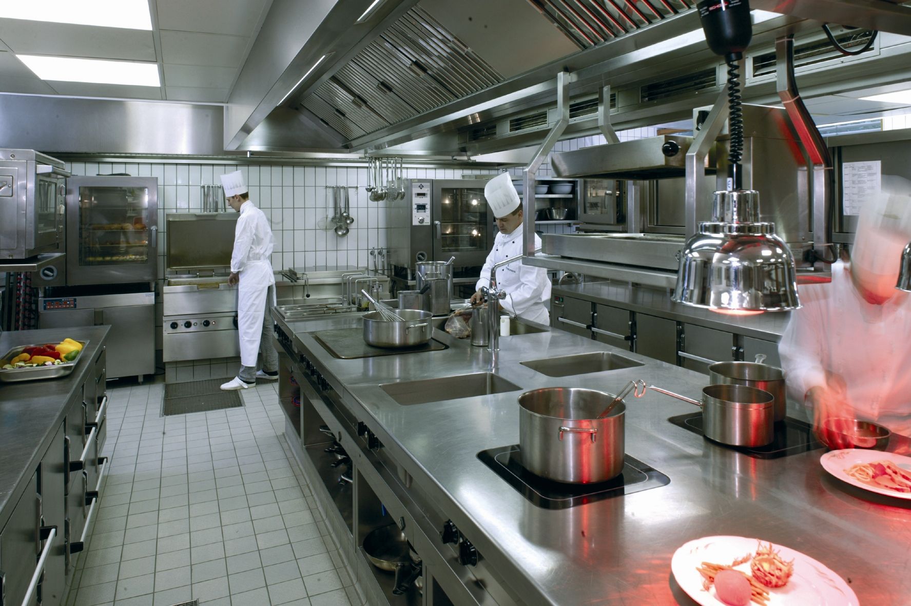 Commercials Kitchen for UVGI System for Air disinfection